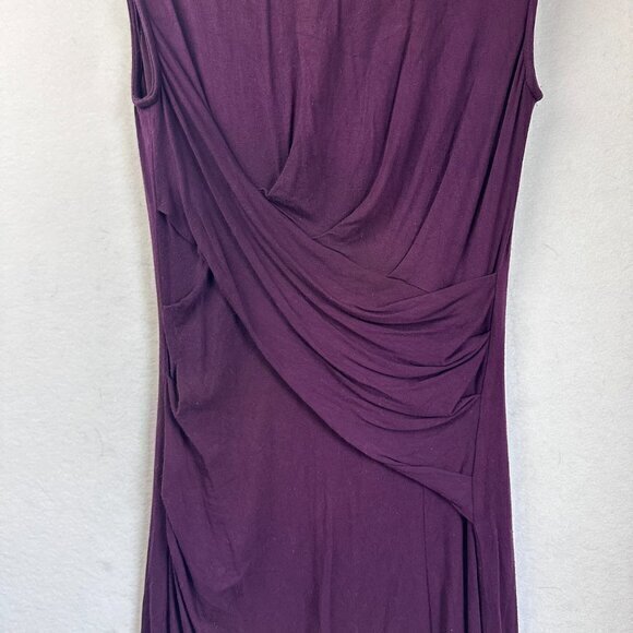 Kut from the Kloth  Stitchfix Mollee Knit Dress size 4  purple plum draped lined - Picture 2 of 6